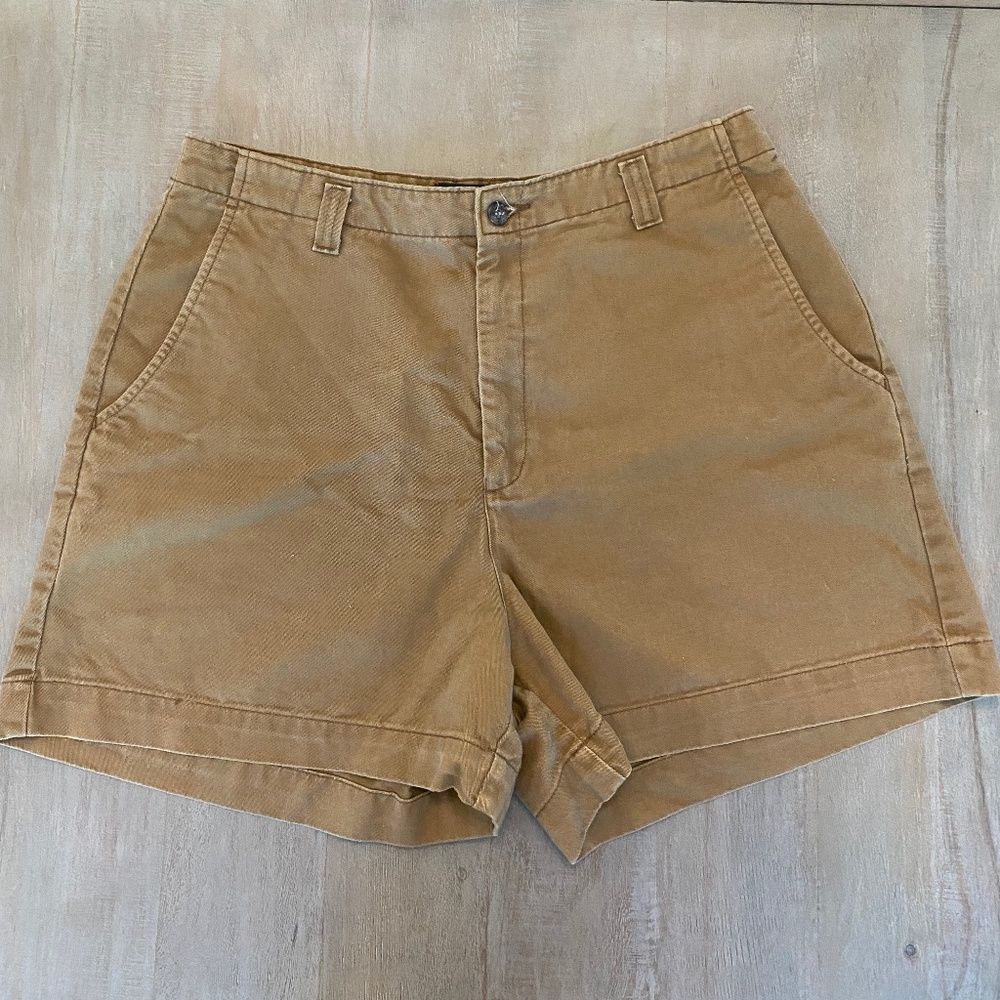 Vintage 90's Lee Women's Shorts, Tan, Size 14